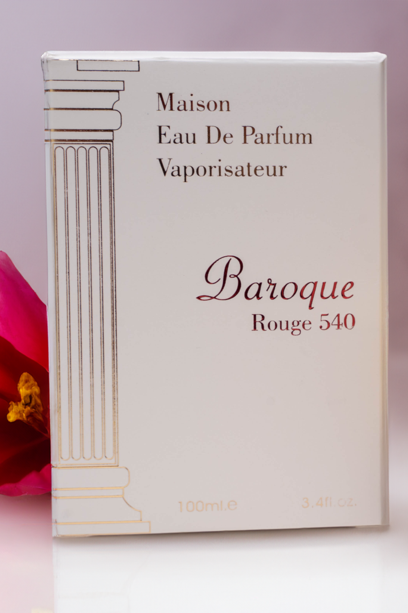 Box packaging for Baroque Rouge 540